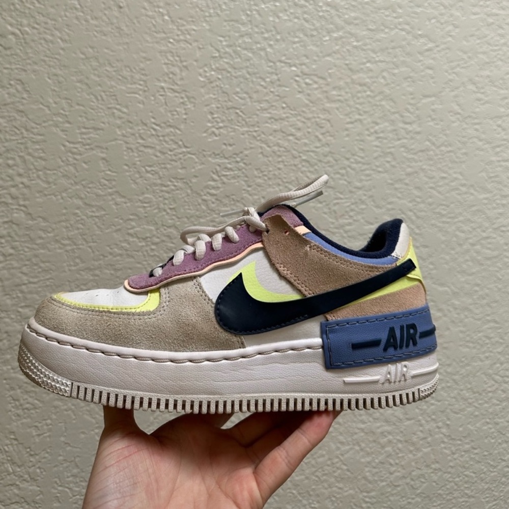 Nike Wmns Air Force 1 Shadow 'Crimson Tint Volt'